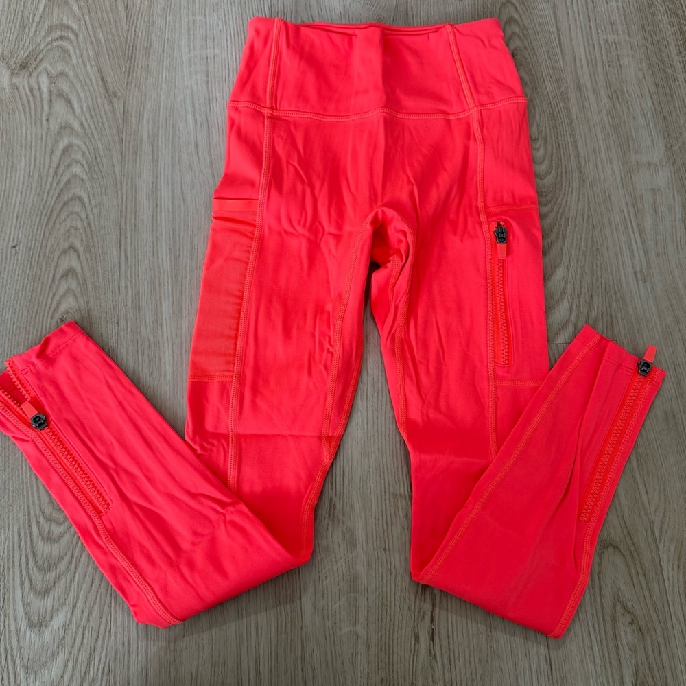 NWOT Fabletics Trinity Motion365® HW Utility Legging- Orange